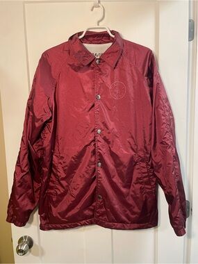 Maroon Lightweight Dravus Coach Jacket